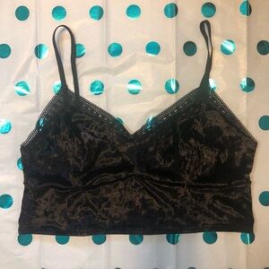 Flirtitude BraletteTop Velvet Black